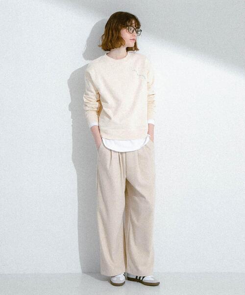 URBAN RESEARCH Sonny Label（アーバンリサーチサニーレーベル）の「TOYAMEGコラボアートプリントスウェット（スウェット・レディース・アイボリー/ピンク/グレー・FREE）」の6枚目の写真