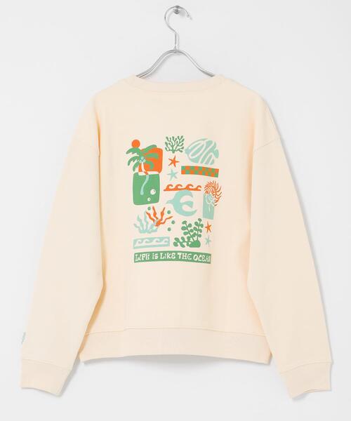 URBAN RESEARCH Sonny Label（アーバンリサーチサニーレーベル）の「TOYAMEGコラボアートプリントスウェット（スウェット・レディース・アイボリー/ピンク/グレー・FREE）」の9枚目の写真