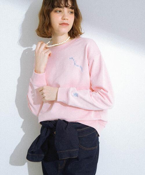 URBAN RESEARCH Sonny Label（アーバンリサーチサニーレーベル）の「TOYAMEGコラボアートプリントスウェット（スウェット・レディース・アイボリー/ピンク/グレー・FREE）」の12枚目の写真