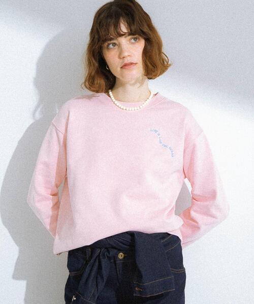 URBAN RESEARCH Sonny Label（アーバンリサーチサニーレーベル）の「TOYAMEGコラボアートプリントスウェット（スウェット・レディース・アイボリー/ピンク/グレー・FREE）」の13枚目の写真