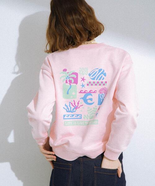 URBAN RESEARCH Sonny Label（アーバンリサーチサニーレーベル）の「TOYAMEGコラボアートプリントスウェット（スウェット・レディース・アイボリー/ピンク/グレー・FREE）」の15枚目の写真