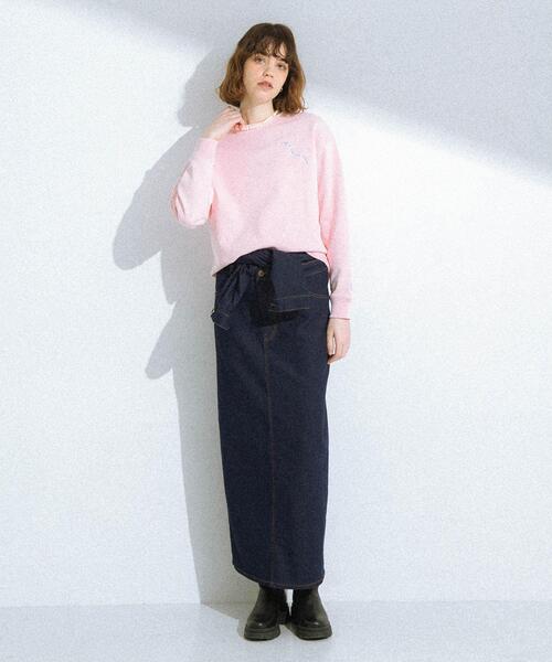 URBAN RESEARCH Sonny Label（アーバンリサーチサニーレーベル）の「TOYAMEGコラボアートプリントスウェット（スウェット・レディース・アイボリー/ピンク/グレー・FREE）」の16枚目の写真