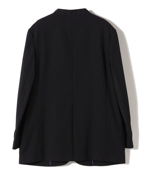 SHIPS(シップス)の「SHIPS Primary Navy Label:カラー レス ジャケット(ノーカラージャケット・レディース・ネイビー・36/38)」の2枚目の写真