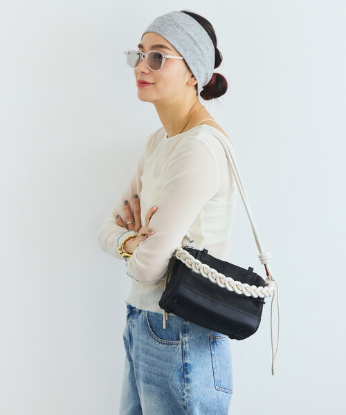 Topologie(トポロジー)の「Topologie/トポロジー Boston Bag Small ボストン バッグ スモール(ショルダーバッグ・メンズ・ベージュ/ブラック・ONE SIZE)」の20枚目の写真