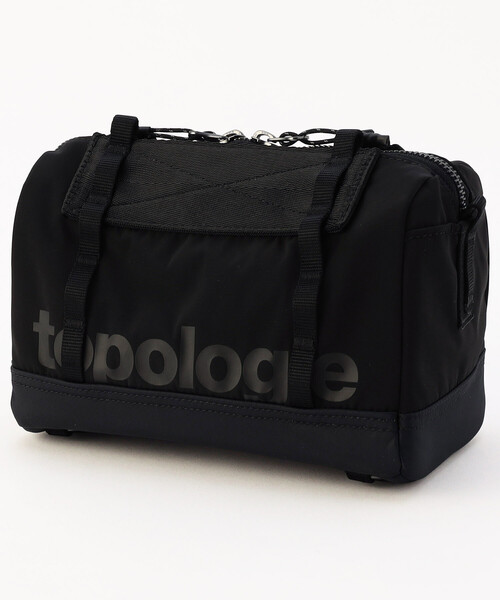 Topologie(トポロジー)の「Topologie/トポロジー Boston Bag Small ボストン バッグ スモール(ショルダーバッグ・メンズ・ベージュ/ブラック・ONE SIZE)」の3枚目の写真