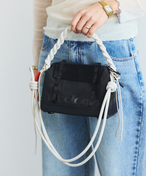 Topologie(トポロジー)の「Topologie/トポロジー Boston Bag Small ボストン バッグ スモール(ショルダーバッグ・メンズ・ベージュ/ブラック・ONE SIZE)」の14枚目の写真