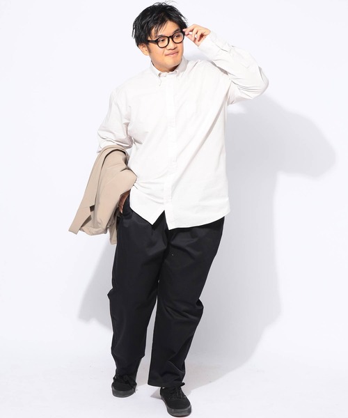 B&T CLUB(ビーティークラブ)の「シェフパンツ メンズ 大きいサイズ ドライ 無地 ワイドパンツ B&T CLUB (ビーアンドティークラブ)(その他パンツ・メンズ・ネイビー/ベージュ/ブラック・X3(6L~7L)/X2(4L~5L)/X1(3L~4L))」の10枚目の写真