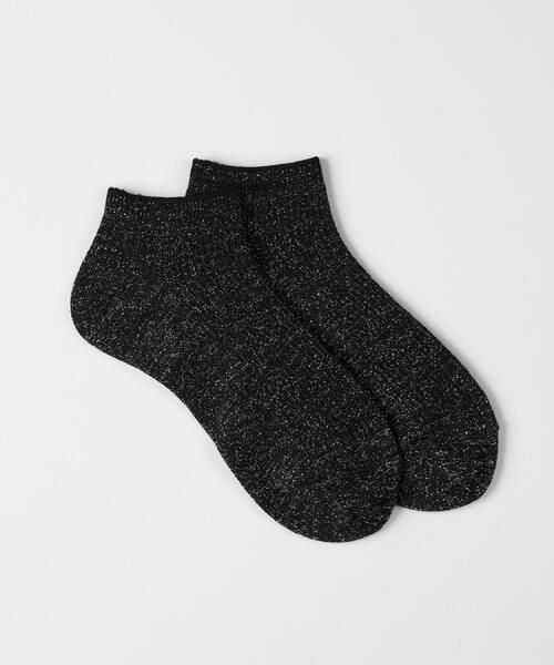 Right-on(ライトオン)の「BASIC SOCKS(ベーシックソックス)Aラメソックス(ソックス/靴下・レディース・ブラック/グレー/ホワイト・フリー)」の15枚目の写真