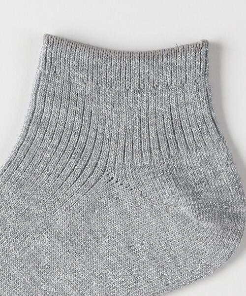 Right-on(ライトオン)の「BASIC SOCKS(ベーシックソックス)Aラメソックス(ソックス/靴下・レディース・ブラック/グレー/ホワイト・フリー)」の19枚目の写真