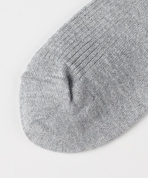 Right-on(ライトオン)の「BASIC SOCKS(ベーシックソックス)Aラメソックス(ソックス/靴下・レディース・ブラック/グレー/ホワイト・フリー)」の20枚目の写真