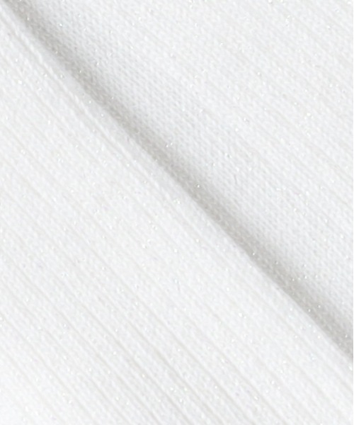 Right-on（ライトオン）の「【BASIC SOCKS】Aラメソックス (煌めき / 上品 / リブ編み / バランス丈)（ソックス/靴下・レディース・ブラック/グレー/ホワイト・フリー）」の11枚目の写真
