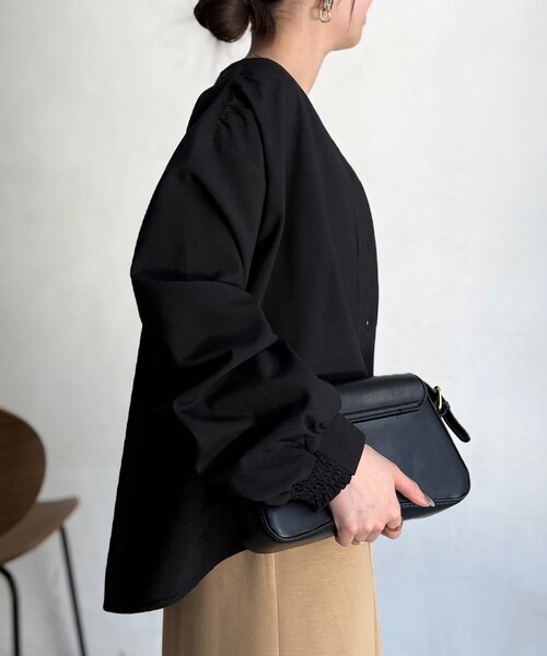 Chez toi（シェトワ）の「着流しシャツカーディガン（シャツ/ブラウス・レディース・イエロー/ホワイト/ブラック・FREE）」の19枚目の写真