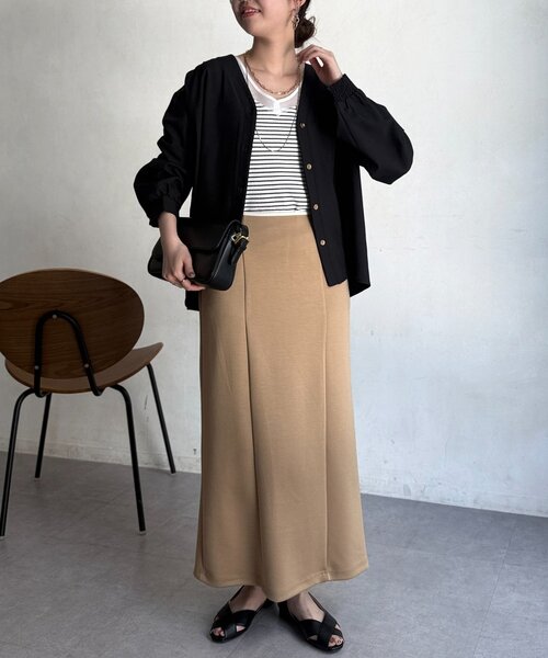 Chez toi（シェトワ）の「着流しシャツカーディガン（シャツ/ブラウス・レディース・イエロー/ホワイト/ブラック・FREE）」の21枚目の写真