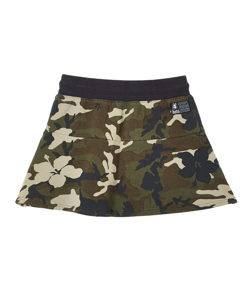 X-girl(エックスガール)の「HIBISCUS CAMOUFLAGE SWEAT SKIRT(スカート・レディース・グレー/カモフラージュ・S/M)」の19枚目の写真