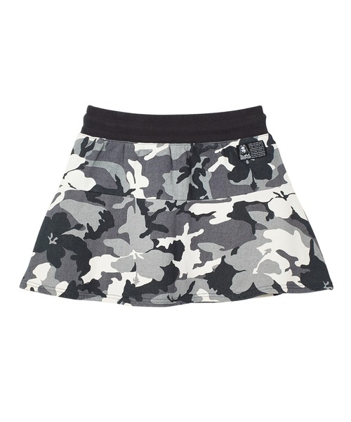 X-girl(エックスガール)の「HIBISCUS CAMOUFLAGE SWEAT SKIRT(スカート・レディース・グレー/カモフラージュ・S/M)」の20枚目の写真
