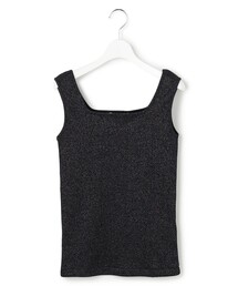 【WEB限定カラーあり】 ブロードステッチリブ タンクトップ