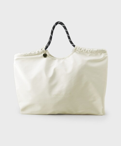 OPAQUE.CLIP（オペークドットクリップ）の「ロープハンドルBIGトートバッグ（トートバッグ・レディース・オフホワイト/ブラック/ブラウン系その他・00）」の10枚目の写真