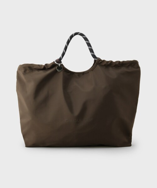 OPAQUE.CLIP（オペークドットクリップ）の「ロープハンドルBIGトートバッグ（トートバッグ・レディース・オフホワイト/ブラック/ブラウン系その他・00）」の12枚目の写真