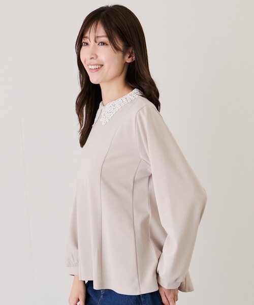 Jayro(ジャイロ)の「衿レースプルオーバー(その他トップス・レディース・ブラック/ベージュ/ホワイト系その他・M)」の20枚目の写真