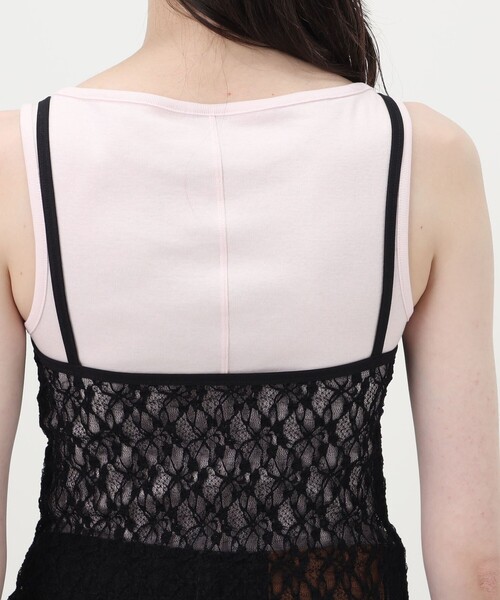 SIMONE WILD(シモーネワイルド)の「SIMONE WILD Slip Top Lace レーストップ(キャミソール・レディース・ホワイト系その他/ブラック系その他・S)」の8枚目の写真