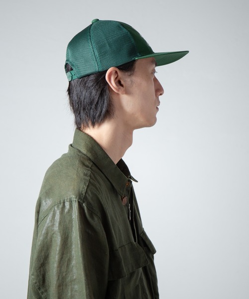 RACAL（ラカル）の「Rasta Message Snap Back Mesh Cap / ラスタメッセージスナップバックメッシュキャップ（キャップ・メンズ・グリーン/ブラック/ネイビー/レッド・FREE）」の6枚目の写真