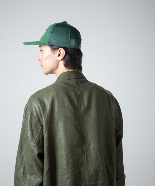 RACAL（ラカル）の「Rasta Message Snap Back Mesh Cap / ラスタメッセージスナップバックメッシュキャップ（キャップ・メンズ・グリーン/ブラック/ネイビー/レッド・FREE）」の8枚目の写真