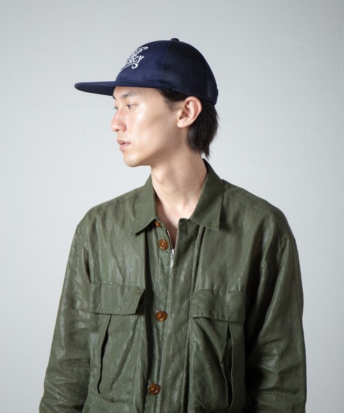 RACAL（ラカル）の「Rasta Message Snap Back Mesh Cap / ラスタメッセージスナップバックメッシュキャップ（キャップ・メンズ・グリーン/ブラック/ネイビー/レッド・FREE）」の12枚目の写真