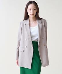 TIARA（ティアラ）の「リラックスダブルジャケット（テーラードジャケット）」