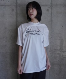 LCDC TM（エルシーディーシーティーエム）の「DRAPED LETTERING PRINT T-SHIRT（Tシャツ/カットソー）」