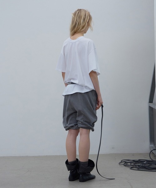 LCDC TM(エルシーディーシーティーエム)の「DRAPED LETTERING PRINT T-SHIRT(Tシャツ/カットソー・レディース・White/Navy・ONE SIZE)」の18枚目の写真