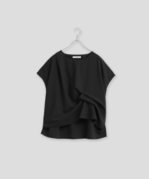 Kelen（ケレン）の「「KELEN / ケレン」フレンチスリーブタックデザイントップス（シャツ/ブラウス・レディース・グレー/ブラウン/ブラック/サックスブルー・FREE）」の2枚目の写真