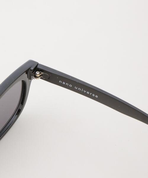 NANO universe（ナノユニバース）の「アイウェア/スクエア型 セルフレーム シャープ（サングラス・メンズ・グリーン/ブラック・F）」の7枚目の写真