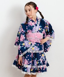 ALICE MAGIC（アリスマジック）の「ドレス浴衣 帯セット 簡単着付け Alice Magic 子供服 キッズ 夏祭り（浴衣）」