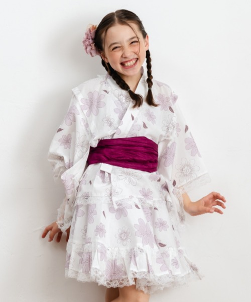 ドレス浴衣 帯セット 簡単着付け Alice Magic 子供服 キッズ 夏祭り