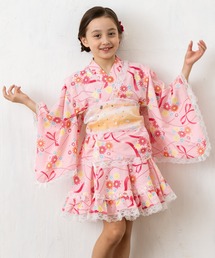ALICE MAGIC（アリスマジック）の「ドレス浴衣 帯セット 簡単着付け Alice Magic 子供服 キッズ 夏祭り（浴衣）」