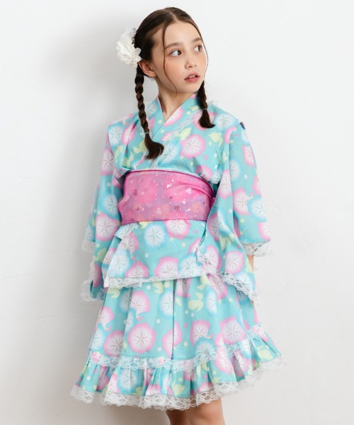 ドレス浴衣 帯セット 簡単着付け Alice Magic 子供服 キッズ 夏祭り