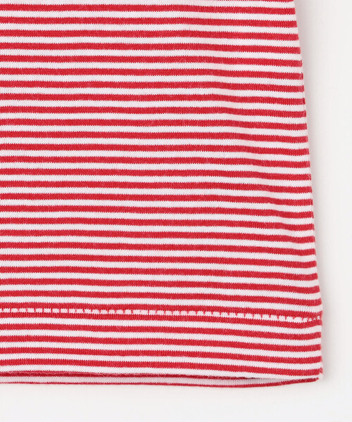 DANTON（ダントン）の「DANTON | キッズ クルーネックTシャツ STRIPE（Tシャツ/カットソー・キッズ・ブルー系その他5/イエロー系その他/レッド系その他/ブルー系その他・105/135/115/125）」の9枚目の写真