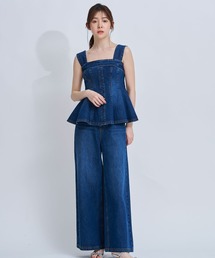 NOELA | デニムワイドパンツ(デニムパンツ)