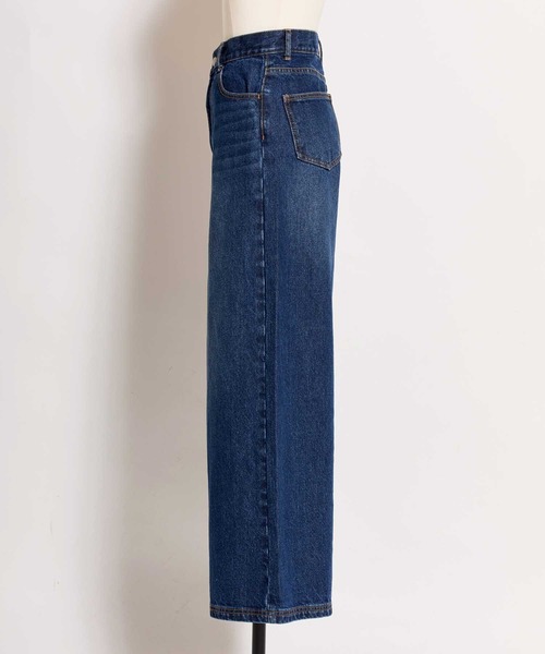 NOELA（ノエラ）の「デニムワイドパンツ（デニムパンツ・レディース・オフホワイト/ダークインディゴブルー・S/M）」の17枚目の写真