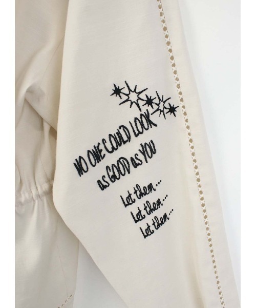 COEL（コエル）の「ヴィンテージ刺繍ブラウス（シャツ/ブラウス・レディース・ブラック/アイボリー・FREE）」の18枚目の写真