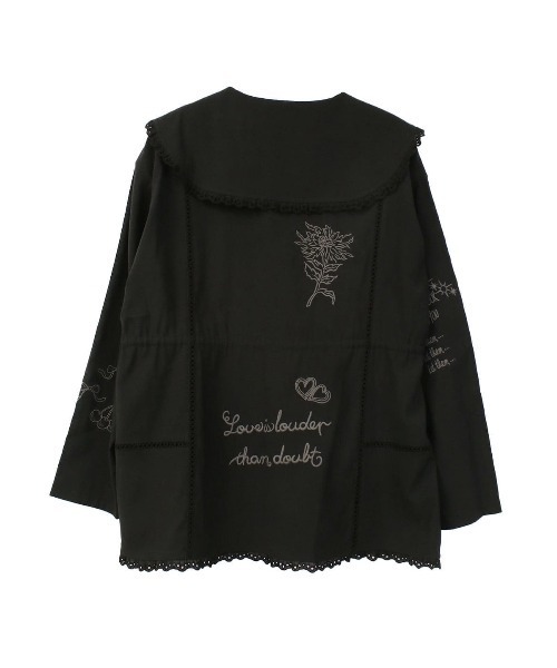 COEL（コエル）の「ヴィンテージ刺繍ブラウス（シャツ/ブラウス・レディース・ブラック/アイボリー・FREE）」の20枚目の写真