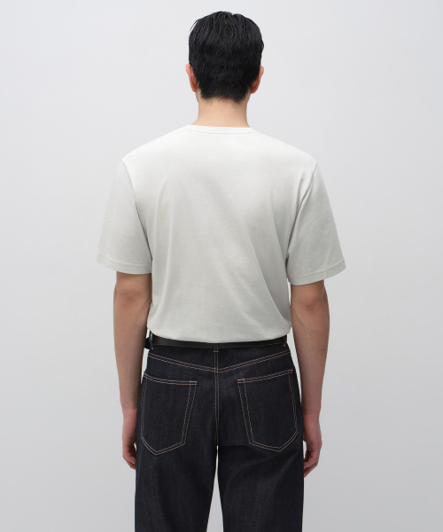 MUSINSA STANDARD（ムシンサスタンダード）の「レギュラークルネックTシャツ [ダスティクリーム]（Tシャツ/カットソー・メンズ・その他・SMALL/MEDIUM/LARGE/X-LARGE/2XL/3XL）」の3枚目の写真