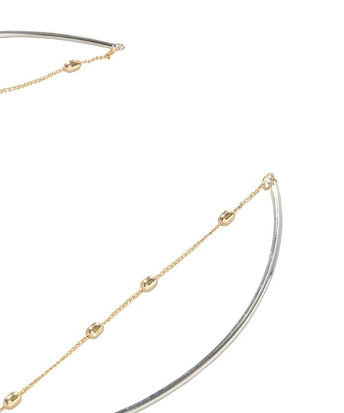 Green　Parks（グリーンパークス）の「チェーン付きチョーカー（ネックレス・レディース・ゴールド/シルバー・FREE）」の4枚目の写真