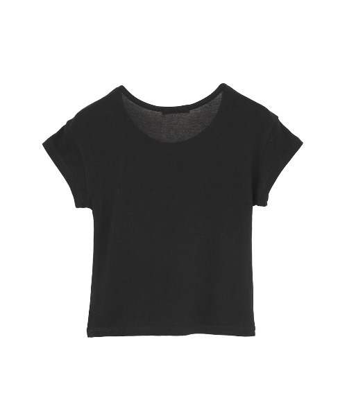 CLANE(クラネ)の「SOFT SHEER COMPACT TOPS(Tシャツ/カットソー・レディース・ミント/ブラック/ホワイト/グレー・2/1)」の17枚目の写真