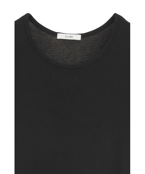 CLANE(クラネ)の「SOFT SHEER COMPACT TOPS(Tシャツ/カットソー・レディース・ミント/ブラック/ホワイト/グレー・2/1)」の18枚目の写真