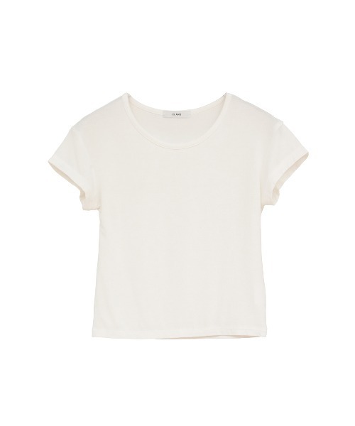 CLANE(クラネ)の「SOFT SHEER COMPACT TOPS(Tシャツ/カットソー・レディース・ミント/ブラック/ホワイト/グレー・2/1)」の22枚目の写真