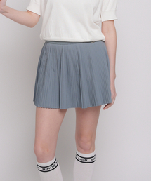 ブロッサムストレッチプリーツスカートオリーブグリーン