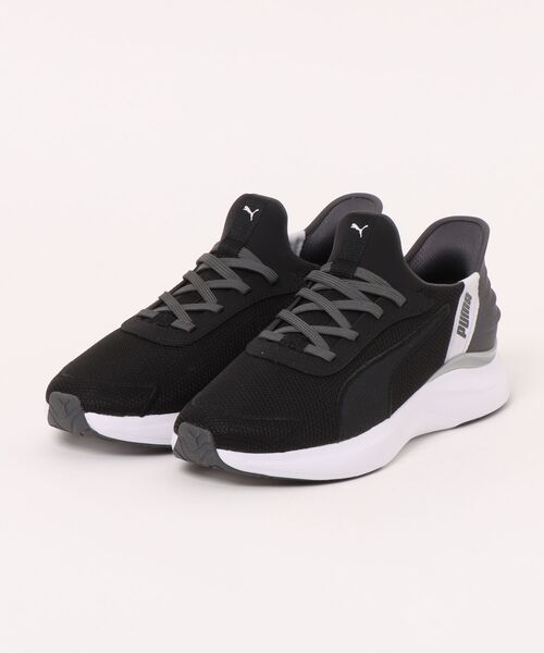 PUMA(プーマ)の「《PUMA》SOFTRIDE ハーモニー LCM EASE IN(スニーカー・レディース・ライトブルー/ブラック/オフホワイト・25.0cm/24.5cm/24.0cm/23.5cm/23.0cm/22.5cm)」の3枚目の写真