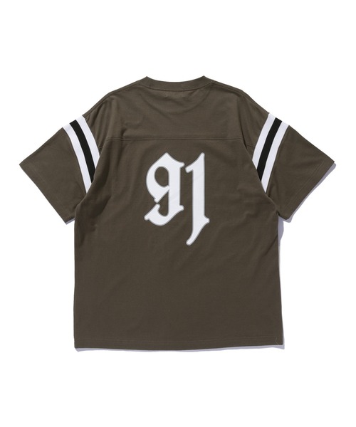 XLARGE(エクストララージ)の「FOOTBALL S/S TEE(Tシャツ/カットソー・メンズ・ネイビー/ブラウン/ブラック・S/M/L/XL)」の12枚目の写真