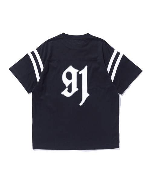 XLARGE(エクストララージ)の「FOOTBALL S/S TEE(Tシャツ/カットソー・メンズ・ネイビー/ブラウン/ブラック・S/M/L/XL)」の8枚目の写真